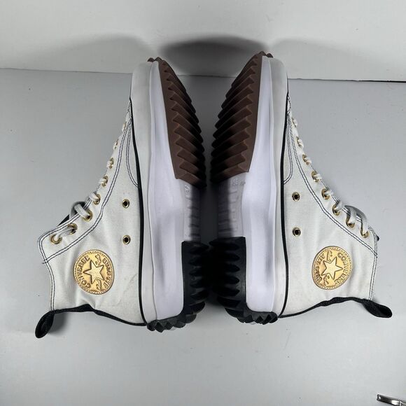 Converse by You Run Star Hike 2 Tone High Top Custom Shoes Sneakers Womens 9.5 - Picture 5 of 8